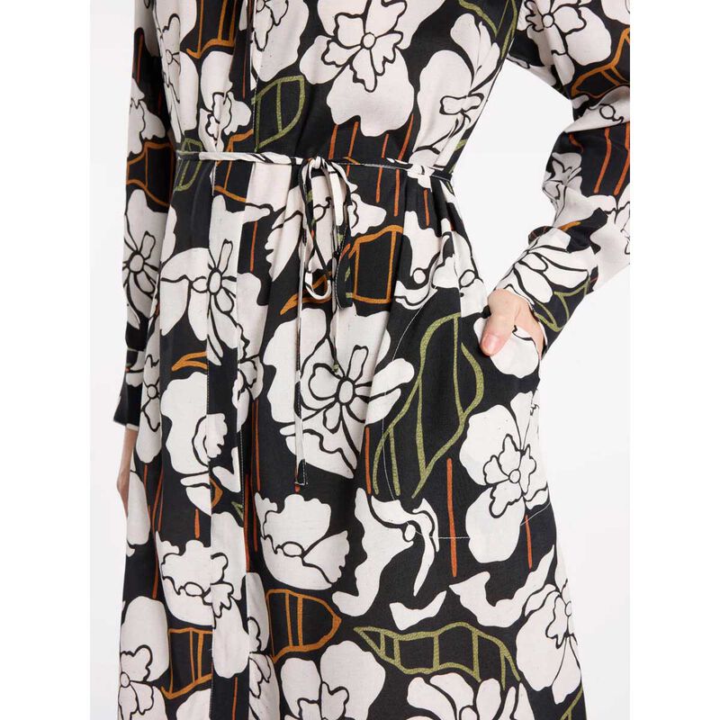 Marco Polo Floral Allure Shirt Dress image number 2